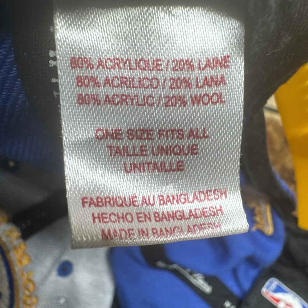 Golden State‎ Warriors Snapback Hat Blue Yellow Mitchell & Ness Embroidered